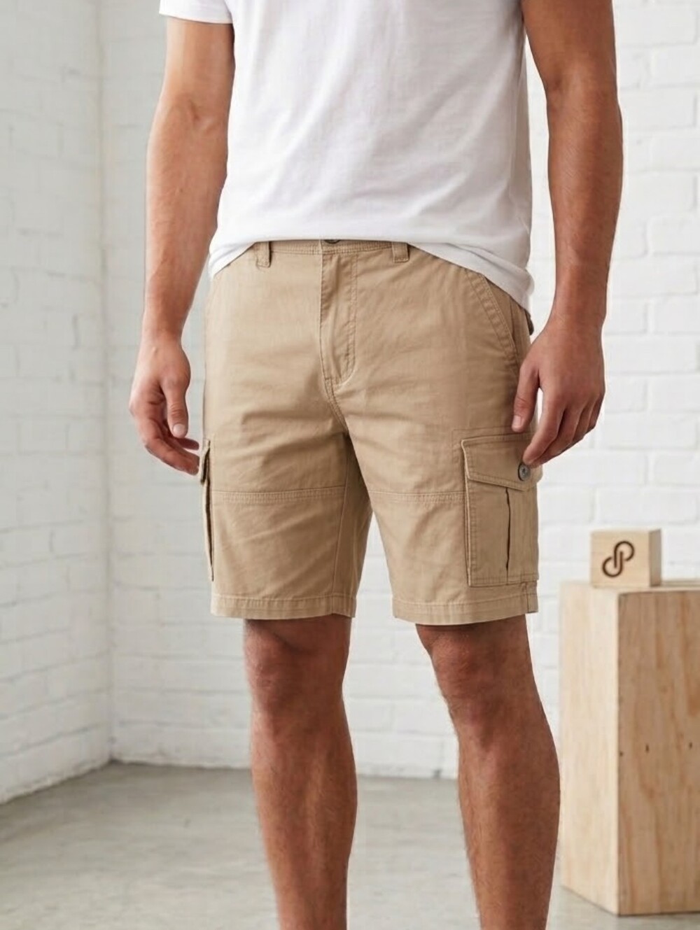 Weatherproof Men's Cargo Shorts - Khaki